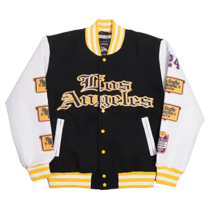 LOS ANGELES CHAMPION VARSITY JACKET (BLACK)