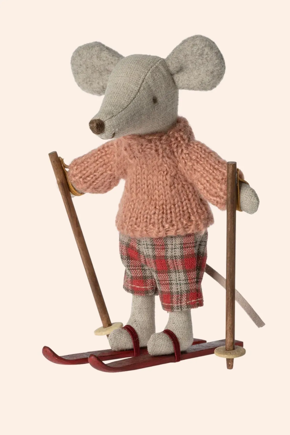 Maileg - Winter Mouse With Ski Set - Big Sister