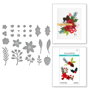 Make It Merry Florals Dies S4-1288 Spellbinders