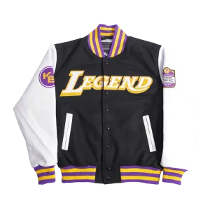 MAMBA LA LEGEND YOUTH VARSITY JACKET (BLACK)