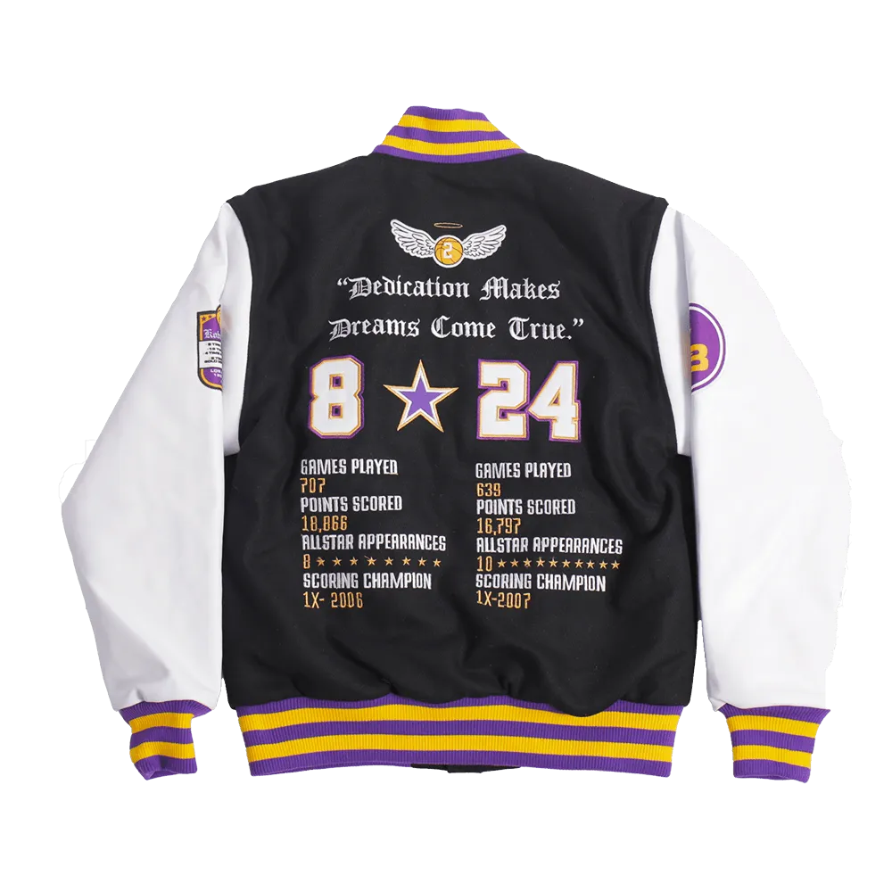 MAMBA LA LEGEND YOUTH VARSITY JACKET (BLACK)