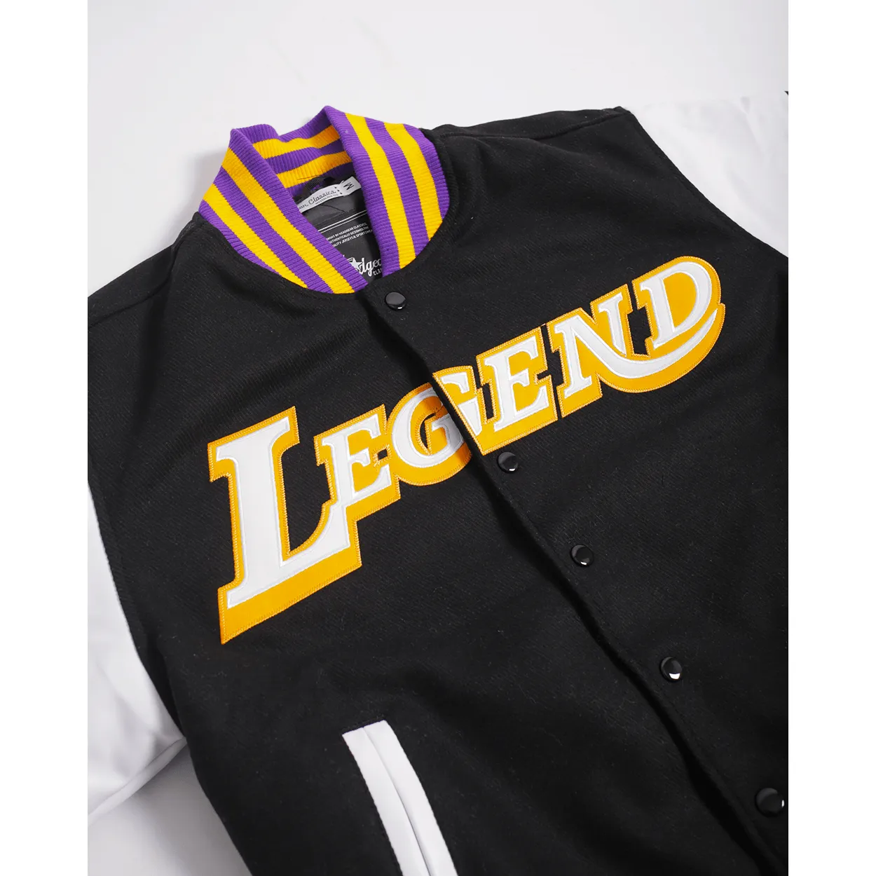 MAMBA LA LEGEND YOUTH VARSITY JACKET (BLACK)