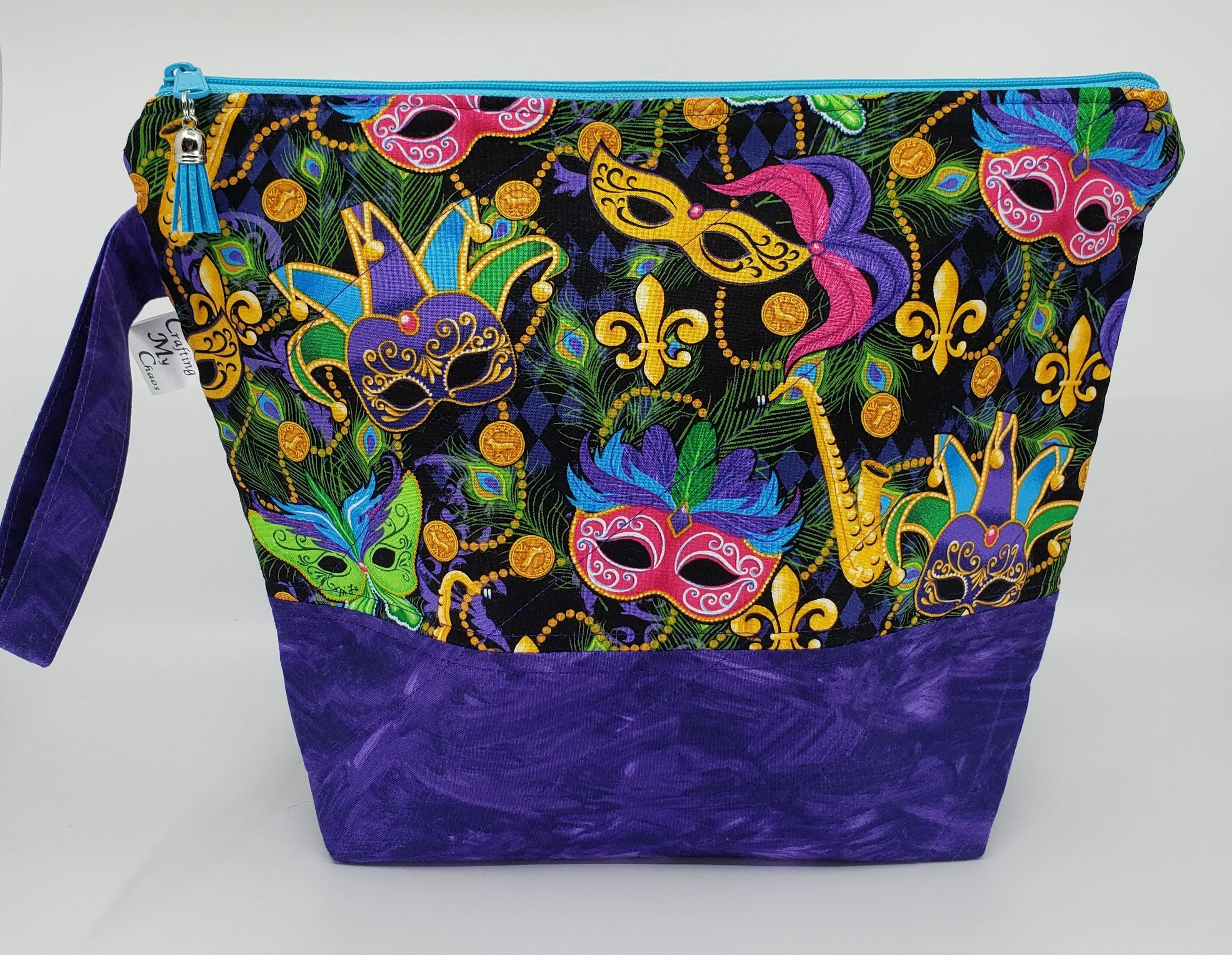 Mardi Gras -  Project Bag - Medium