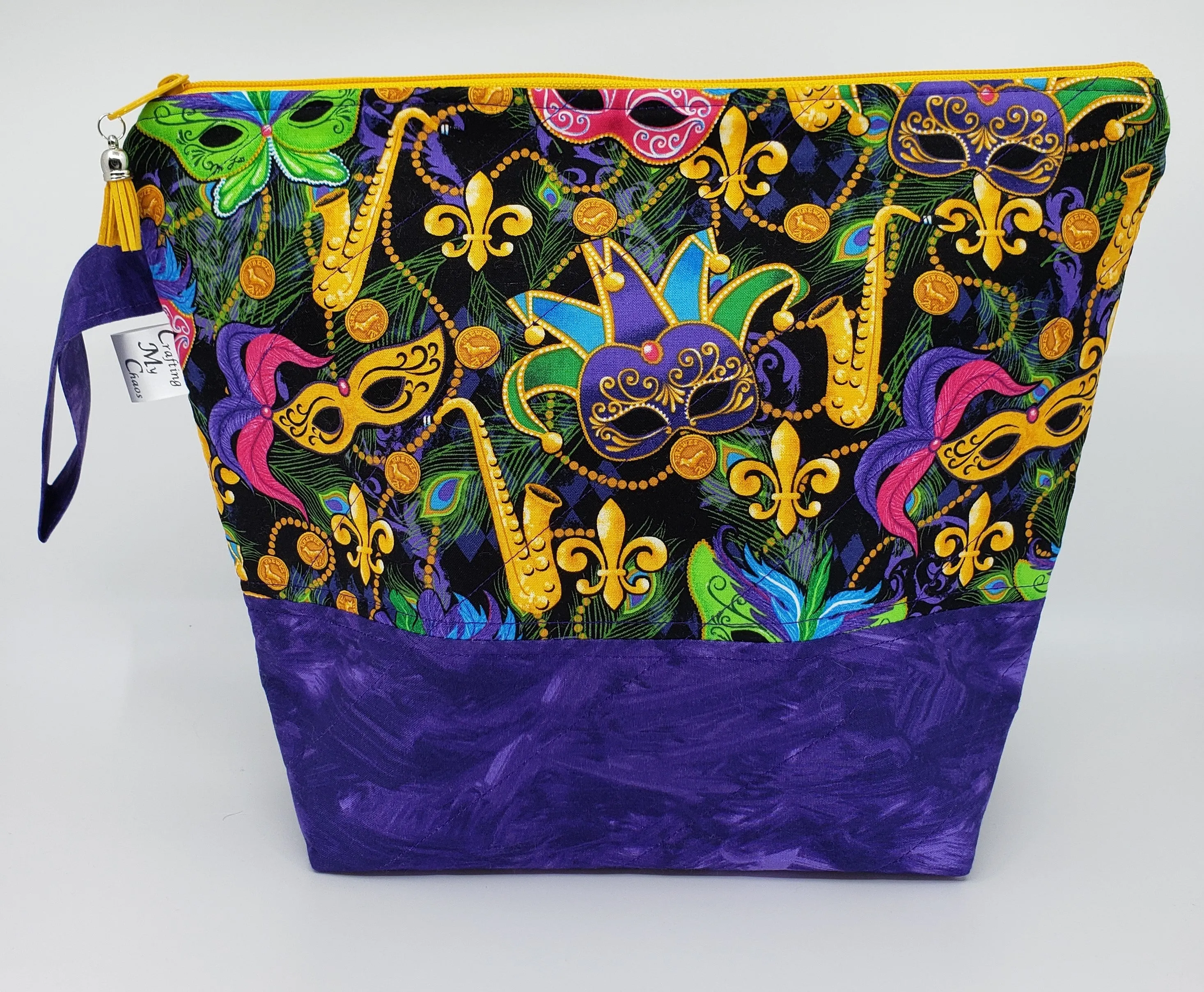 Mardi Gras -  Project Bag - Medium