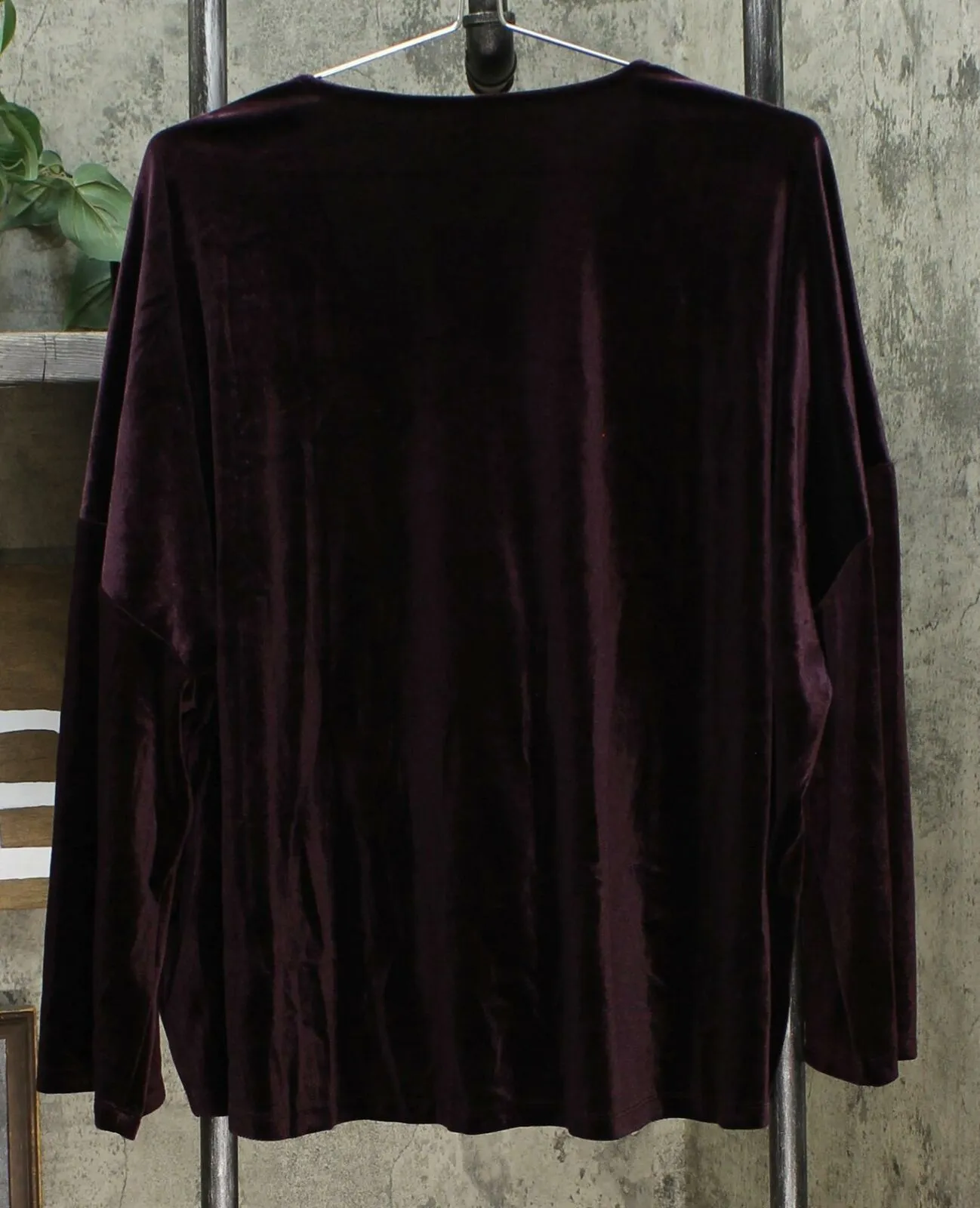 MarlaWynne Women's Velvet Kimono Sleeve Cardigan