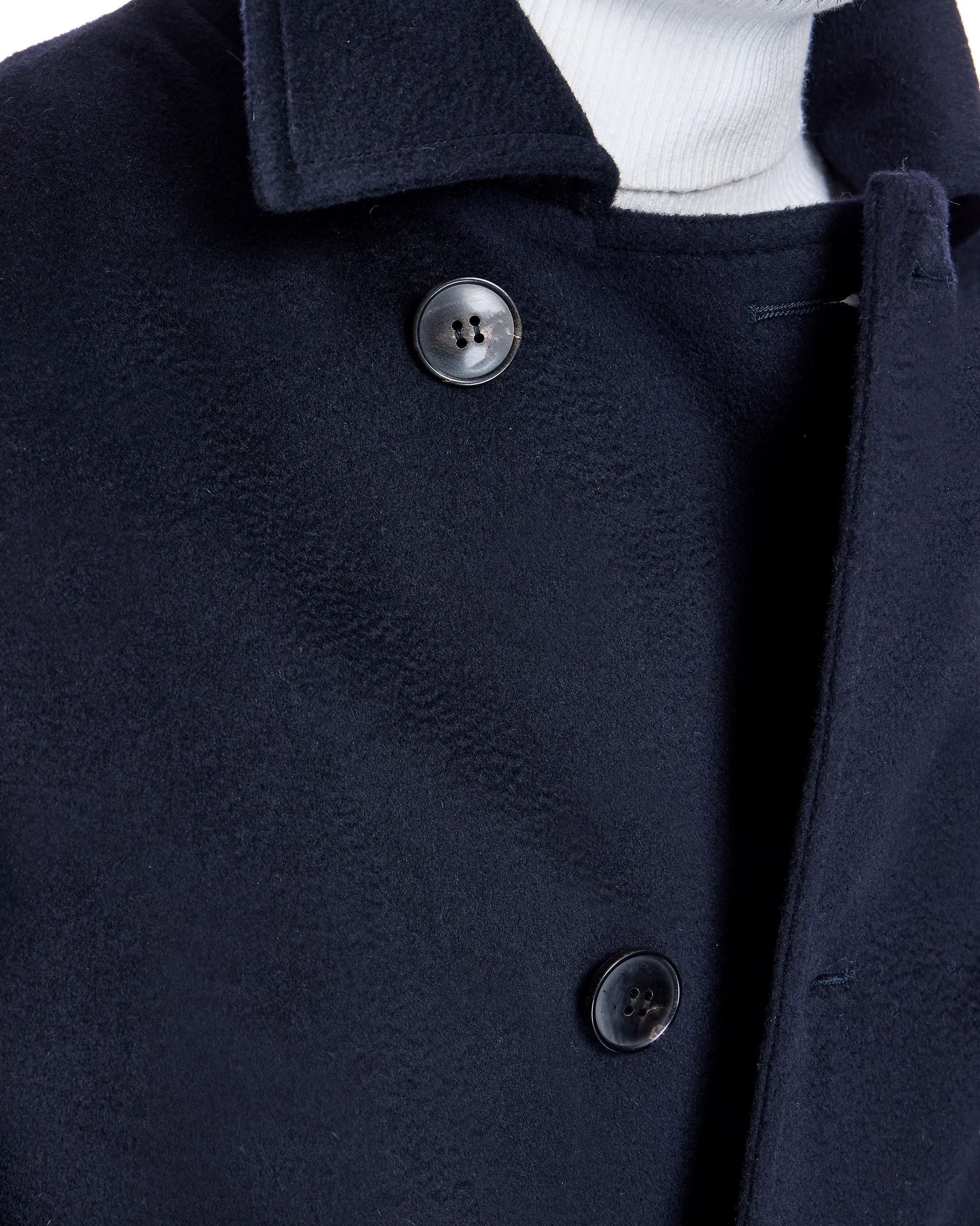 Men's Wool Quilted Lined Peacoat
