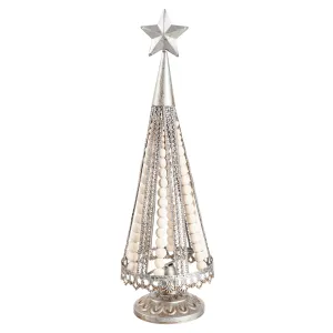 Metal Tree with Beads Table Décor,8tam365