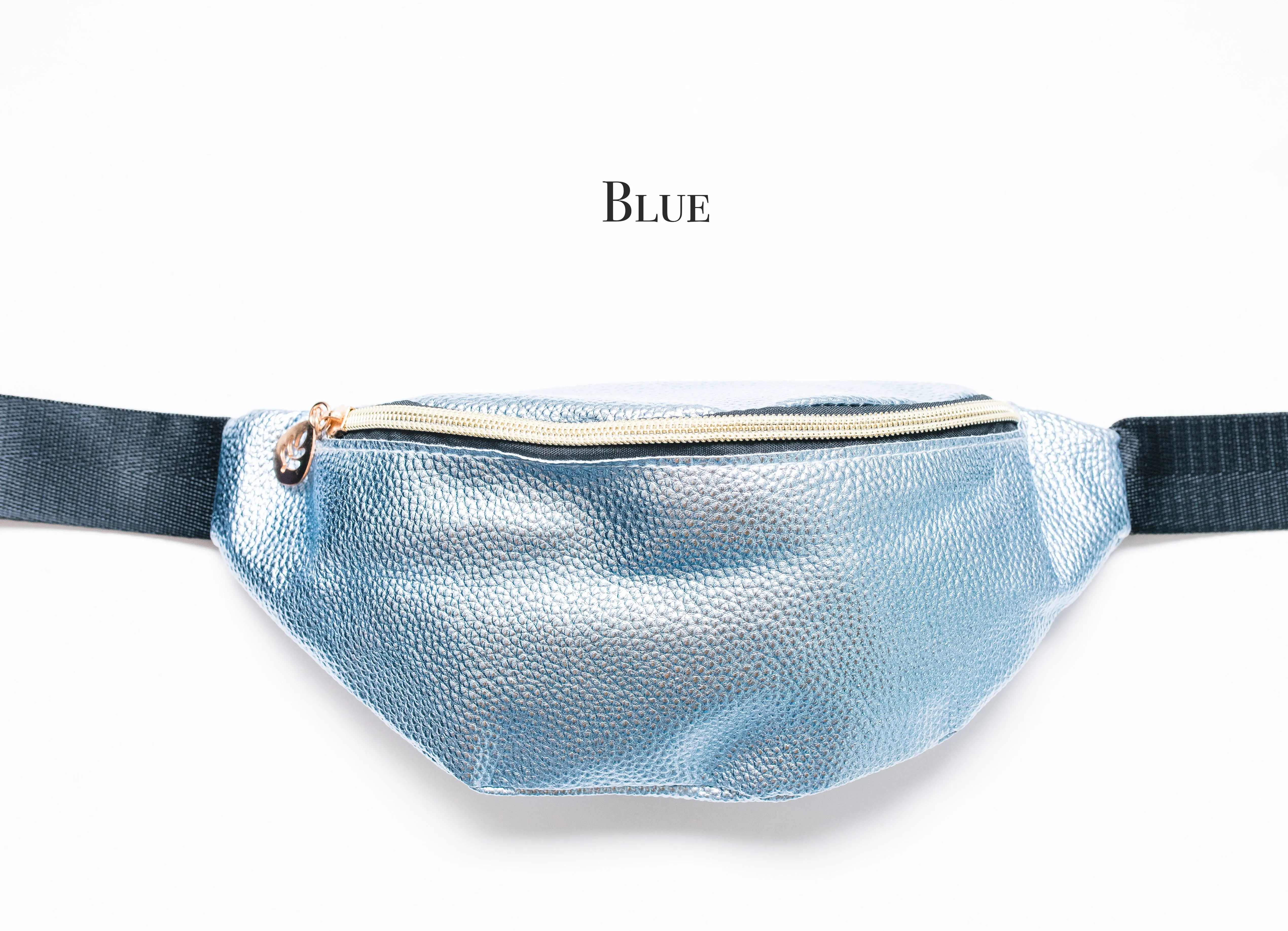 Metallic Faux Leather Fanny Pack 5 Colors