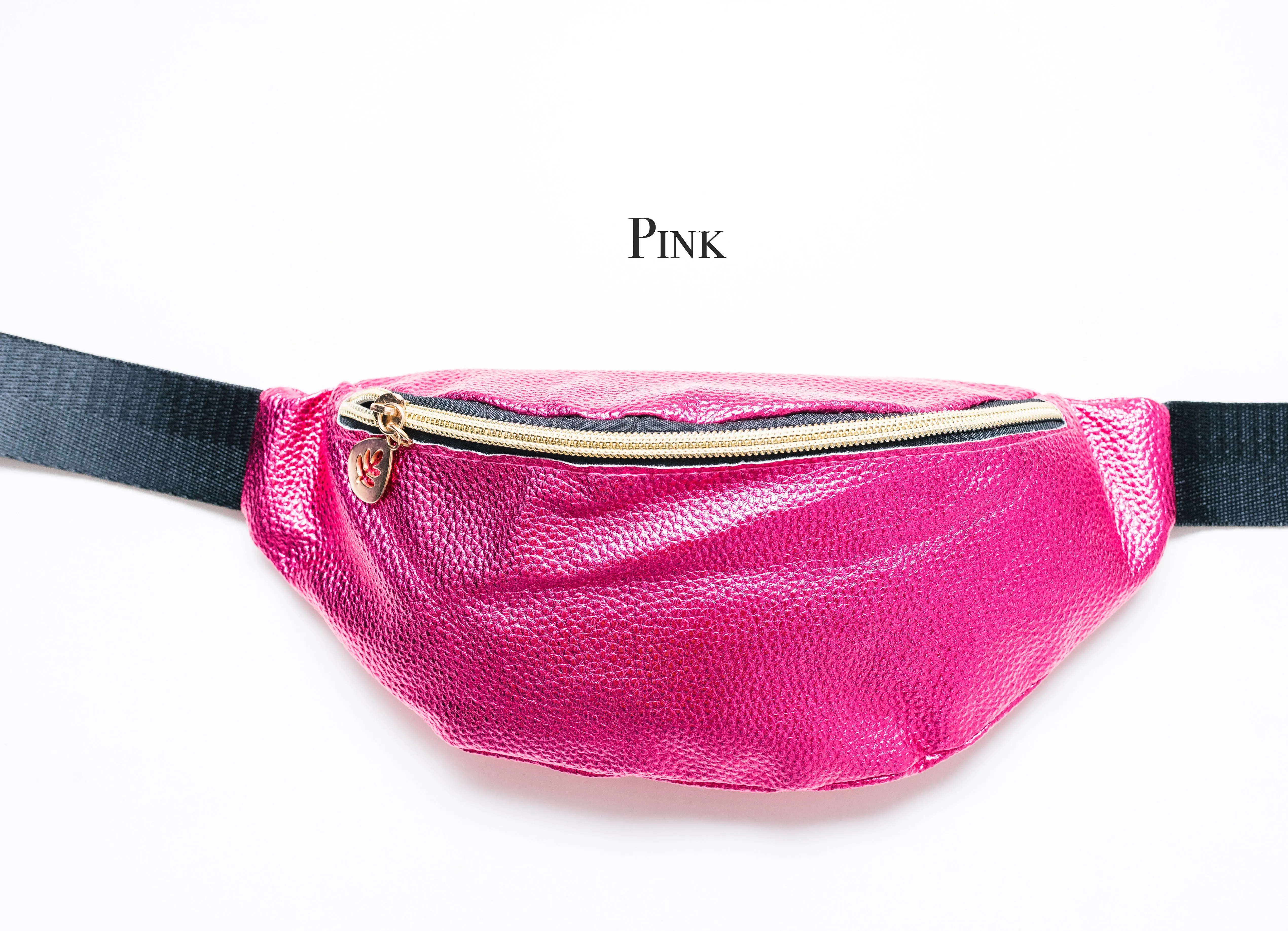 Metallic Faux Leather Fanny Pack 5 Colors