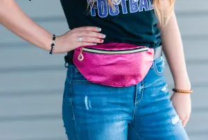 Metallic Faux Leather Fanny Pack 5 Colors