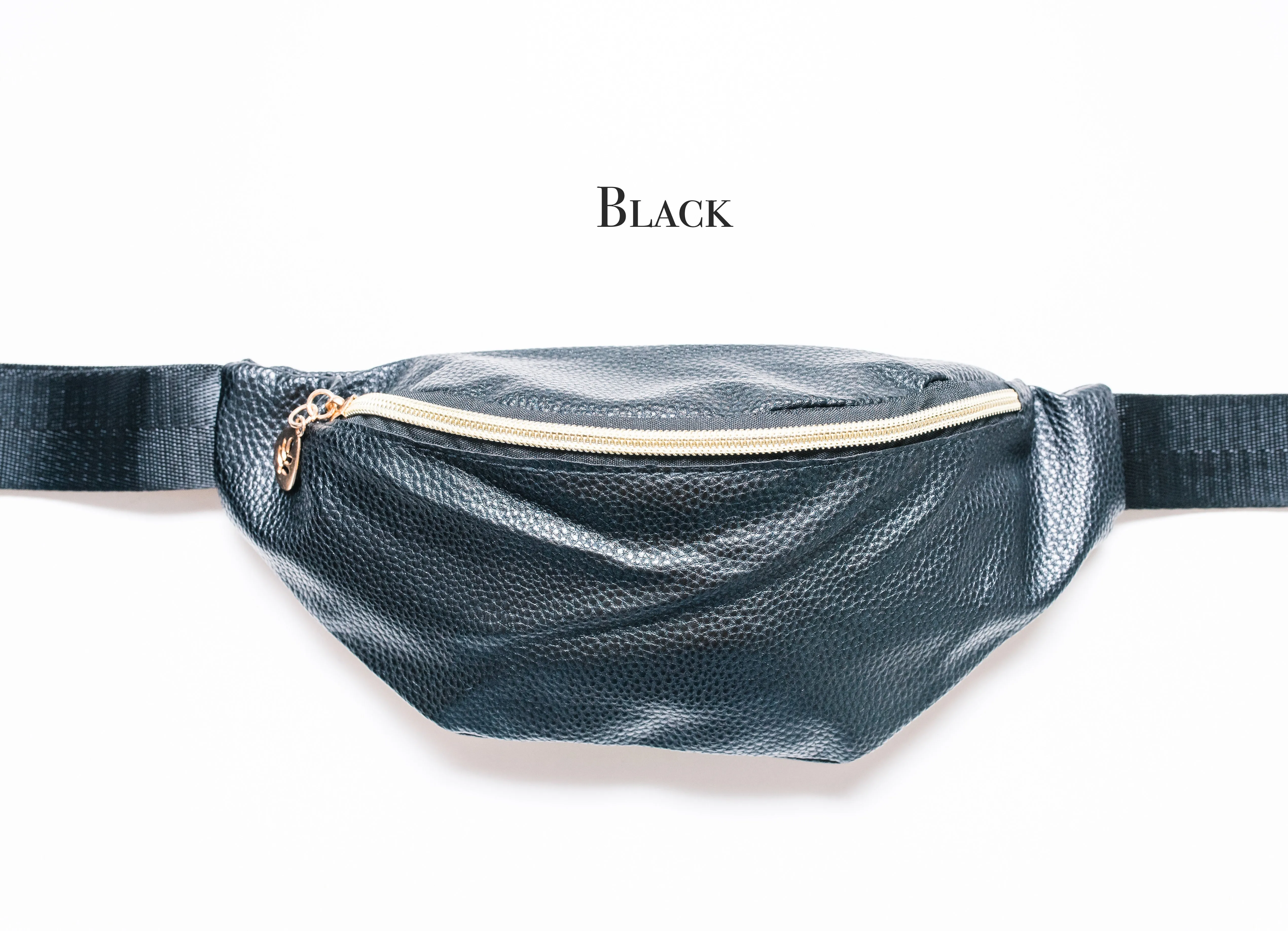 Metallic Faux Leather Fanny Pack 5 Colors