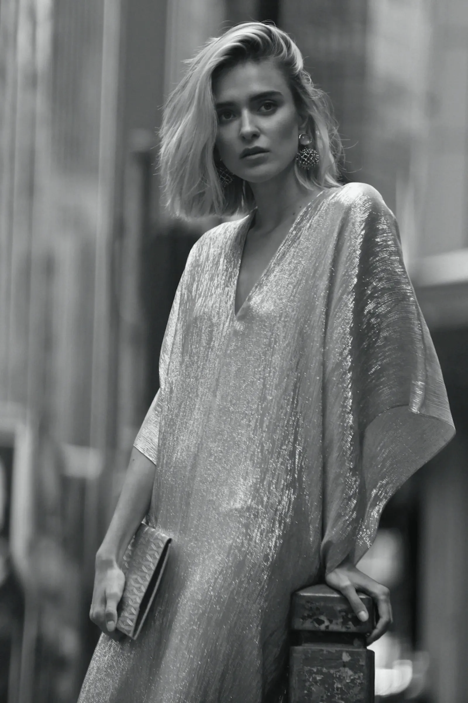 Metallic Lamé Boubou Caftan