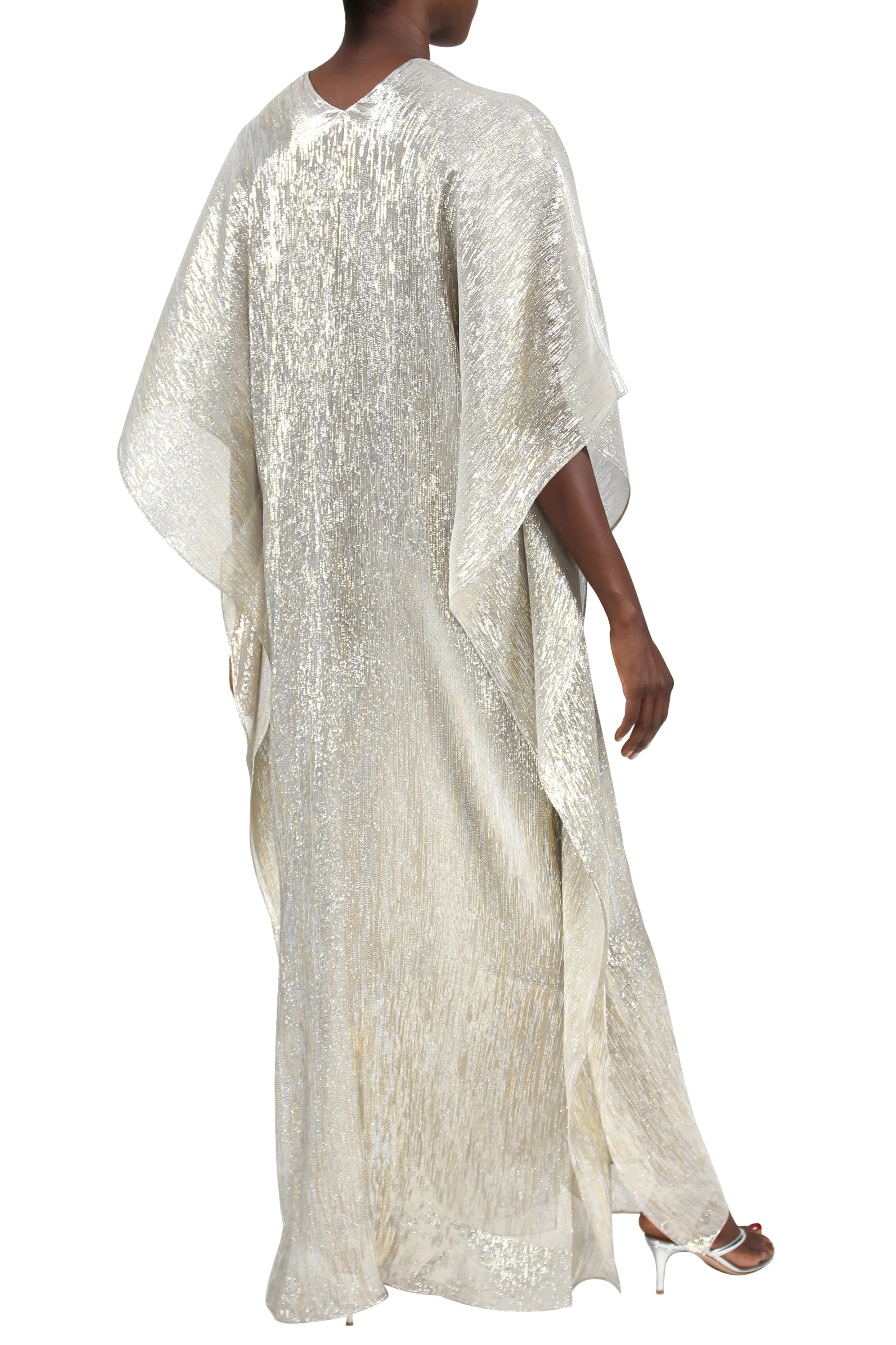Metallic Lamé Boubou Caftan