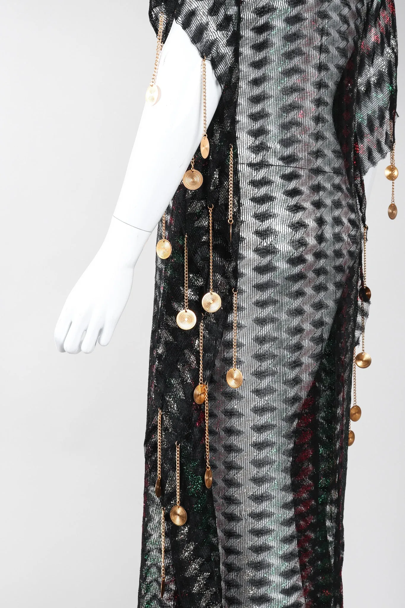 Metallic Medallion Caftan