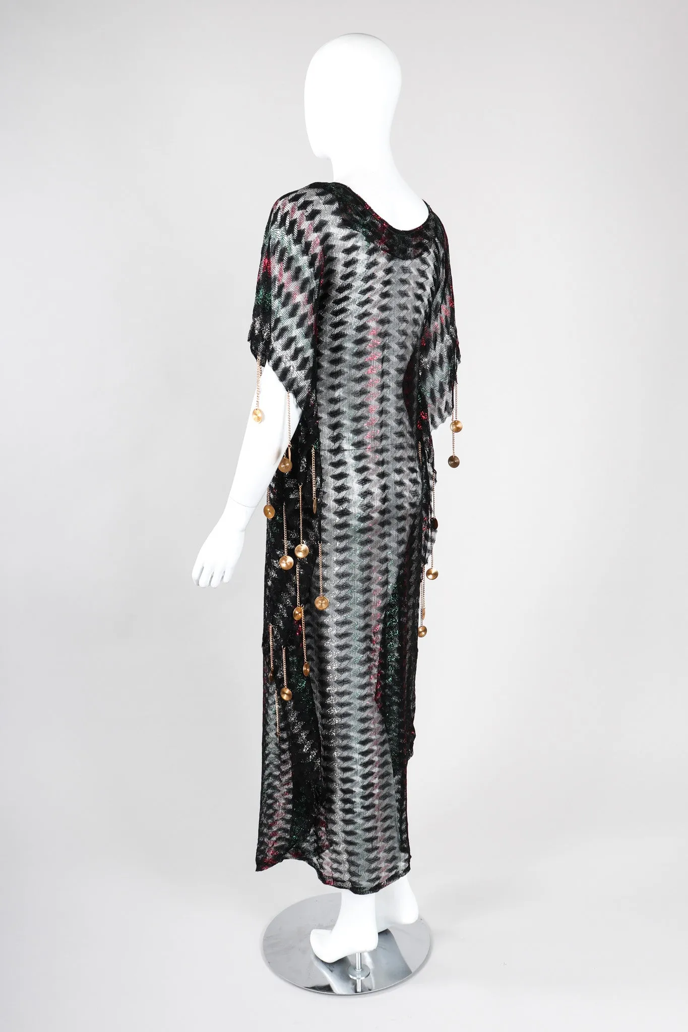 Metallic Medallion Caftan
