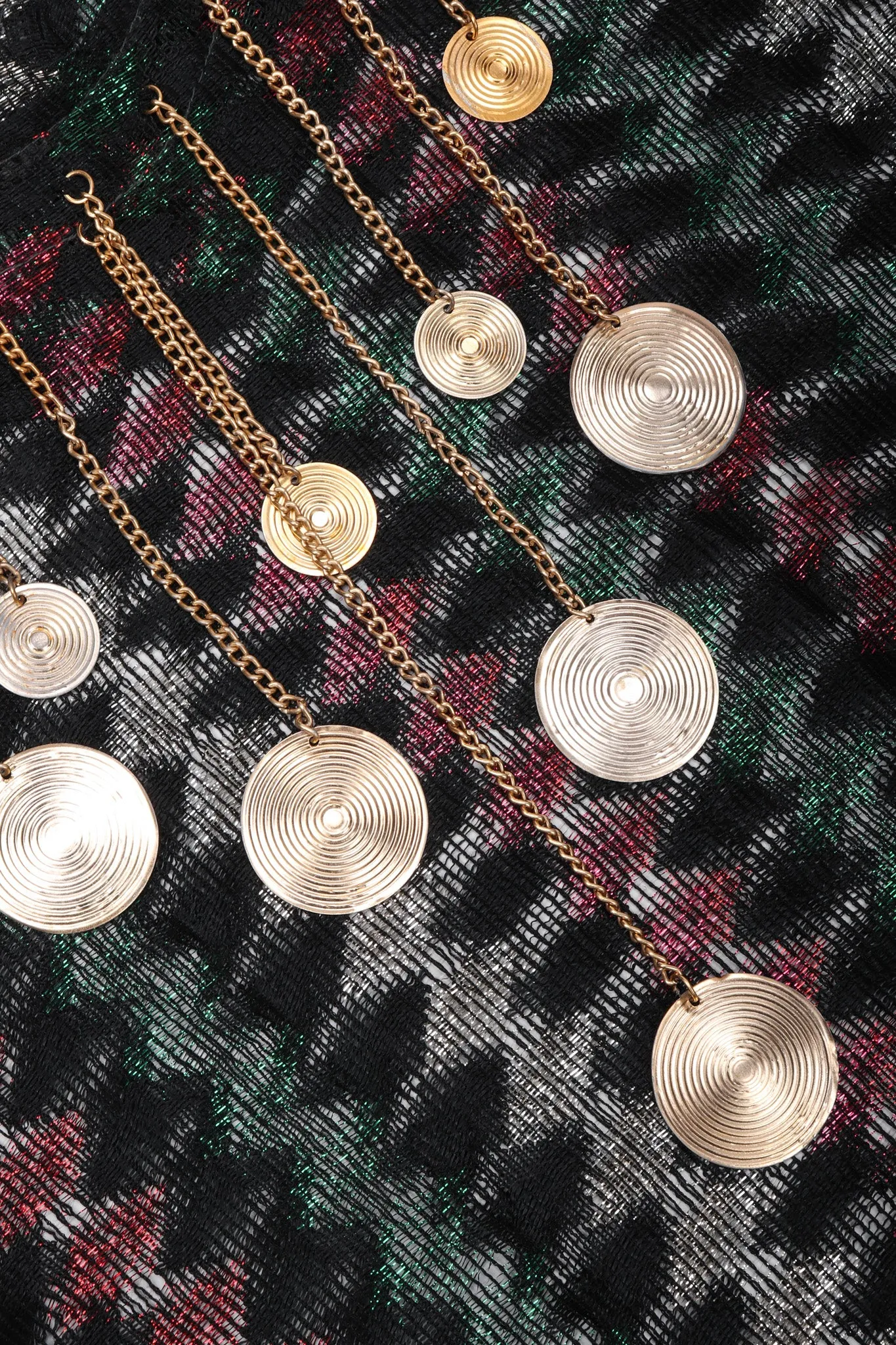 Metallic Medallion Caftan