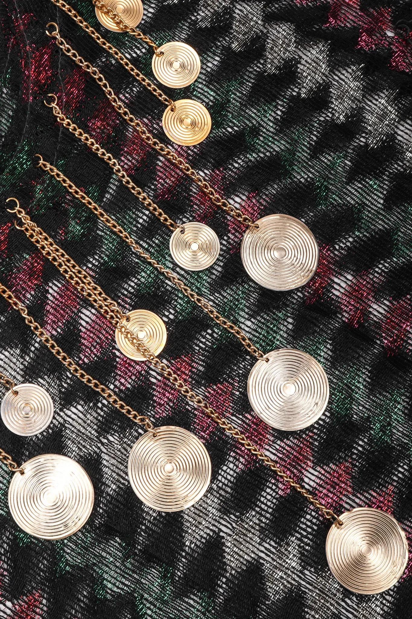 Metallic Medallion Caftan