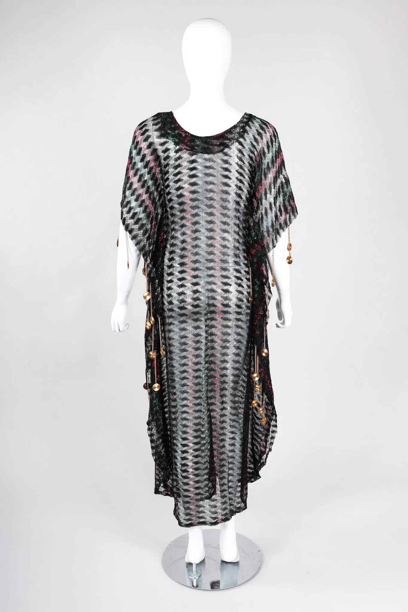 Metallic Medallion Caftan