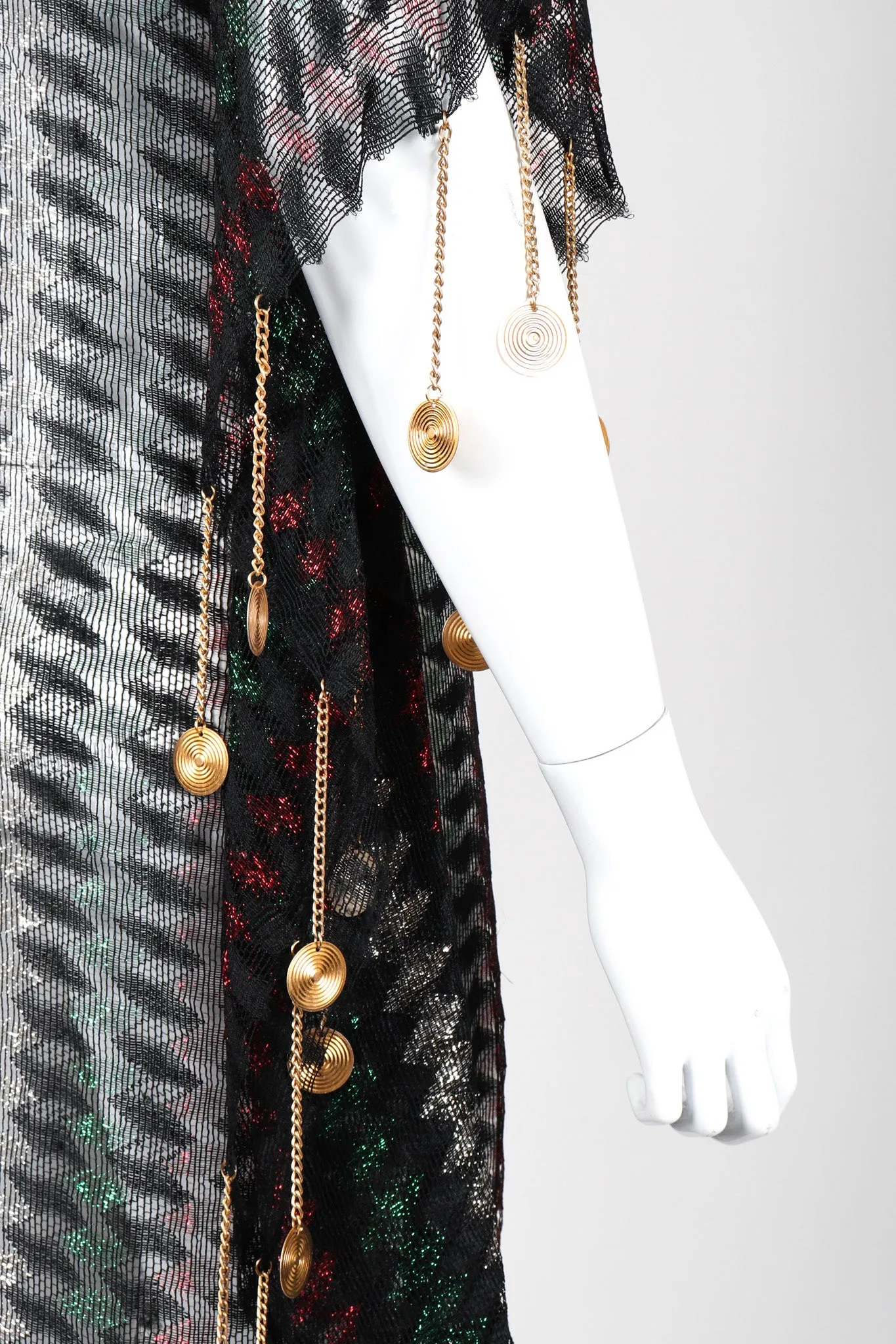 Metallic Medallion Caftan