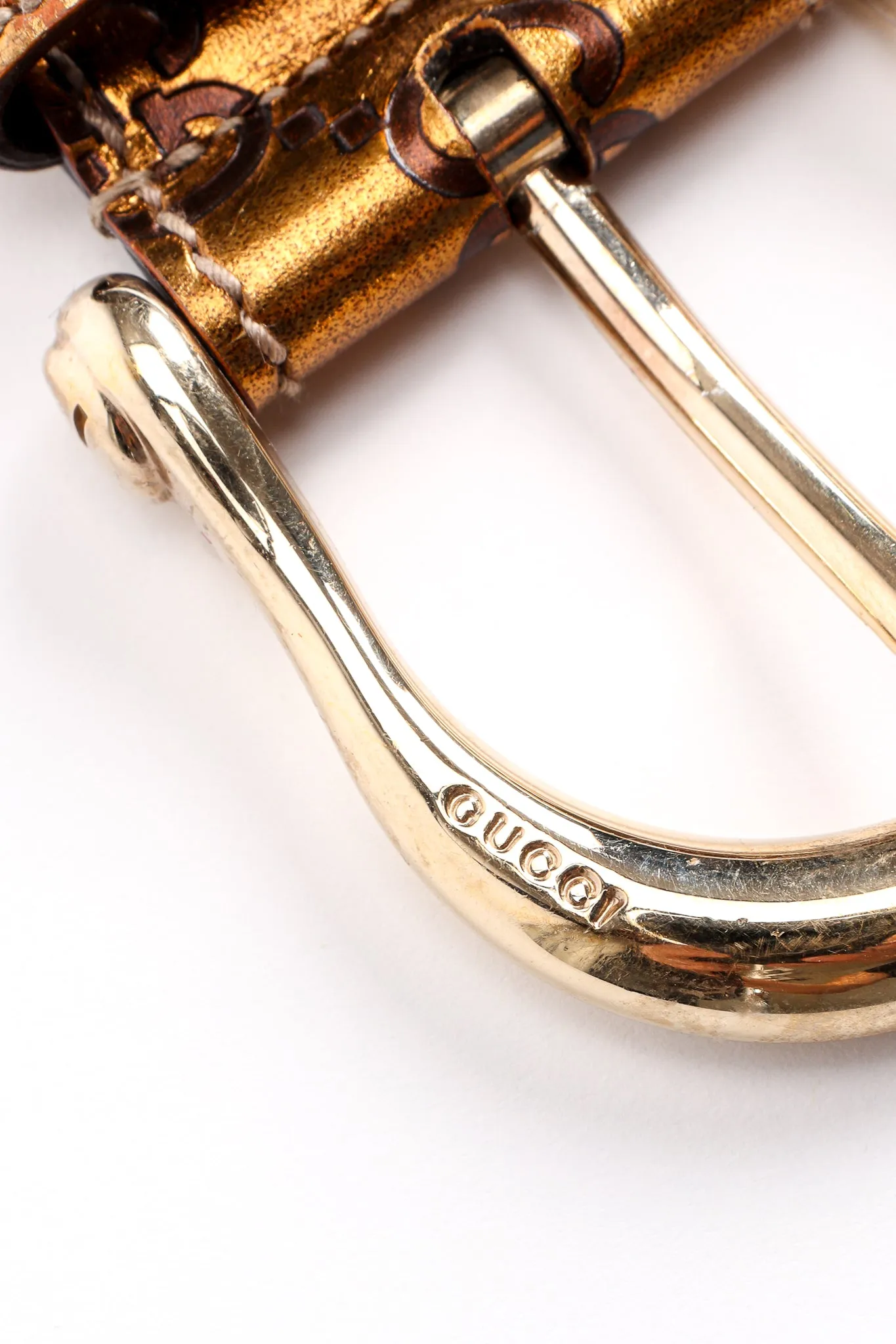 Metallic Monogram GG Belt