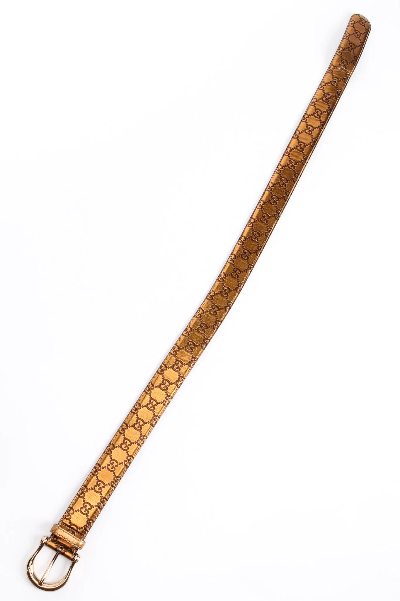Metallic Monogram GG Belt