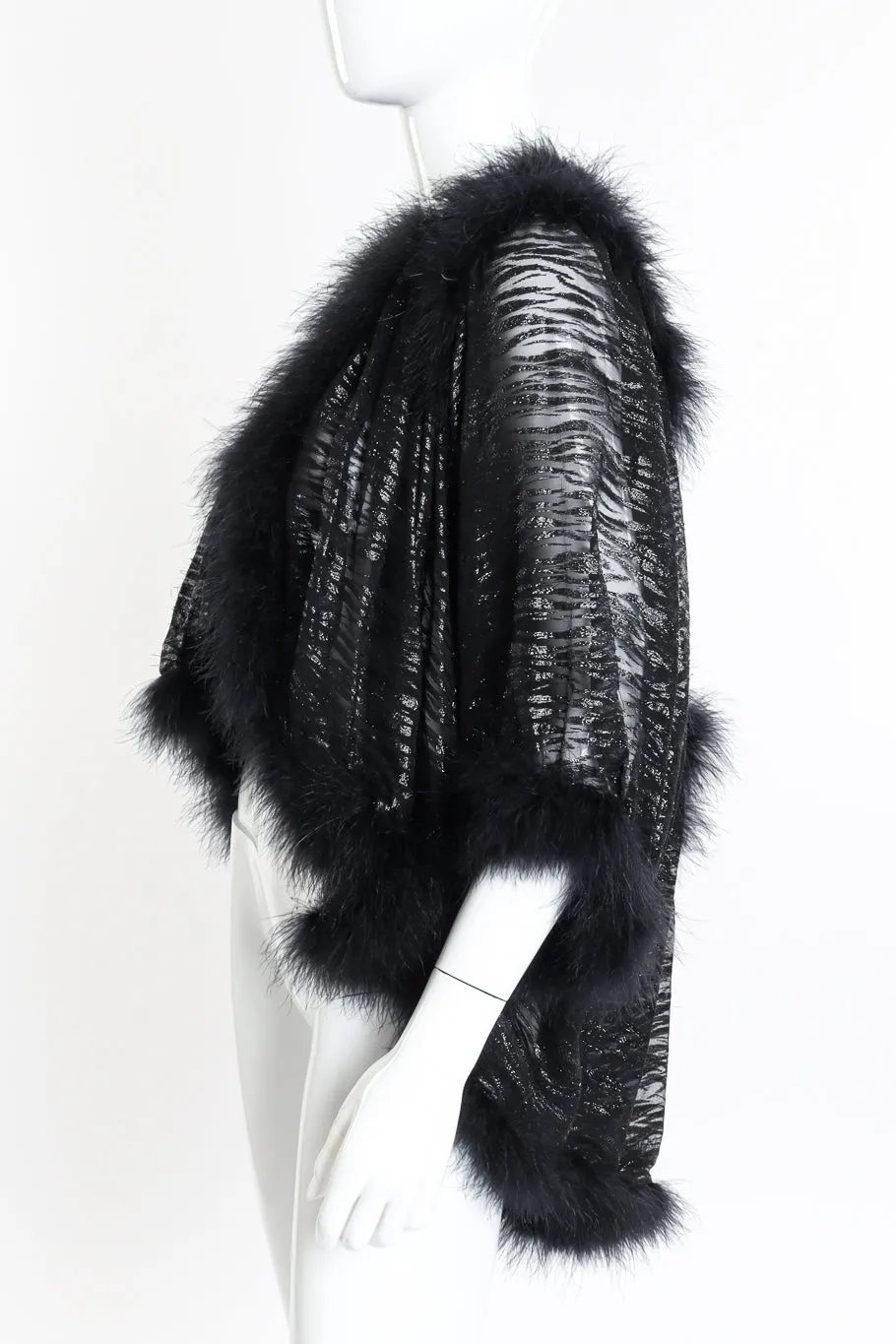 Metallic Silk Feather Duster