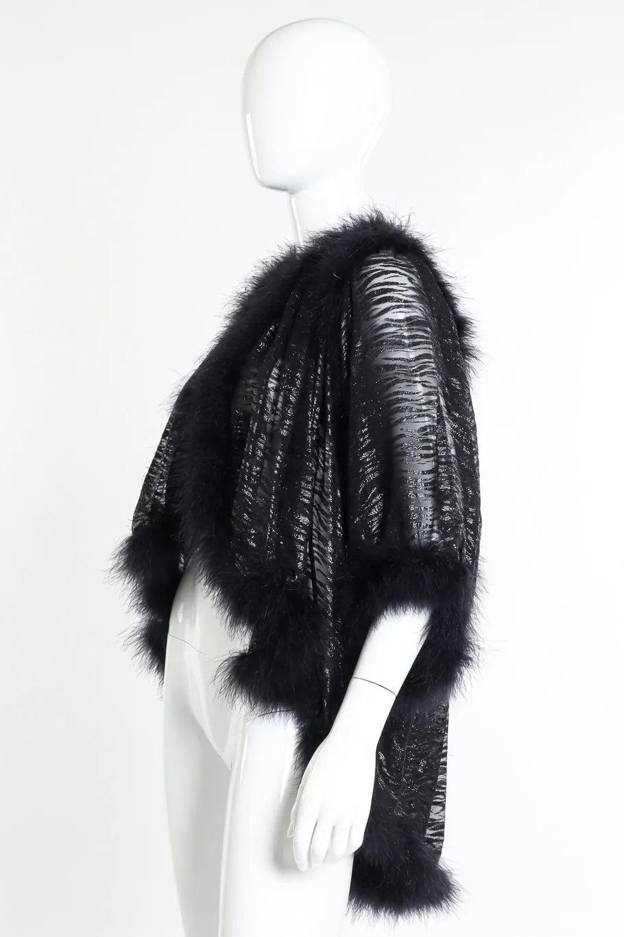 Metallic Silk Feather Duster