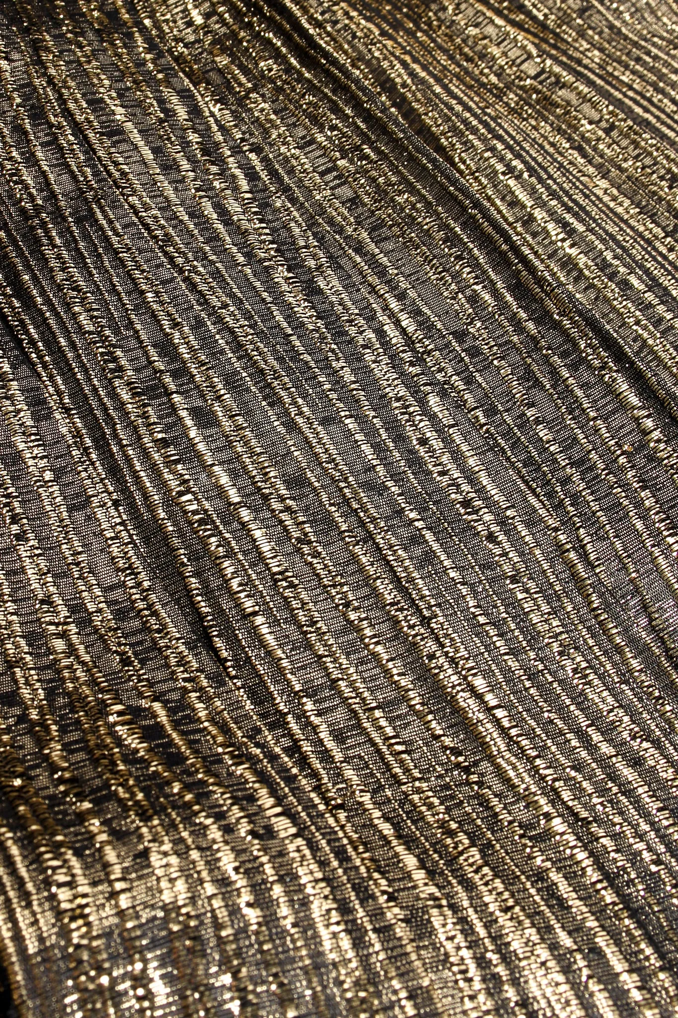 Metallic Stripe Lamé Palazzo Pant
