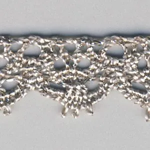 Metallic Torchon Lace #4 Pink Gold