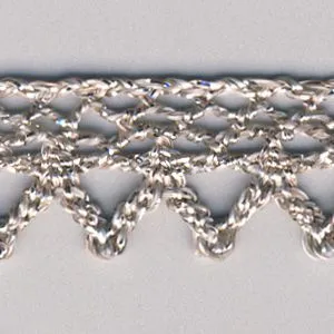 Metallic Torchon Lace #4 Pink Gold