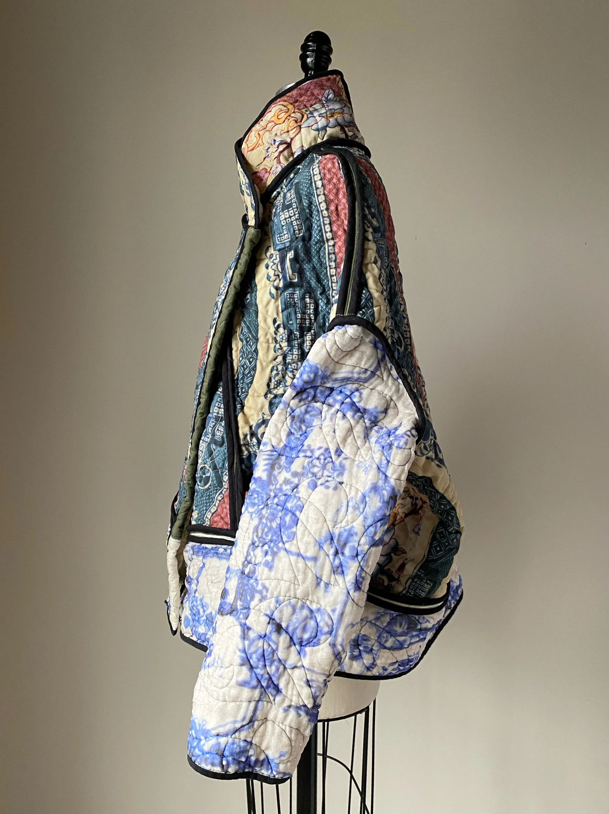 minimalist vs. maximalist quilted cocoon