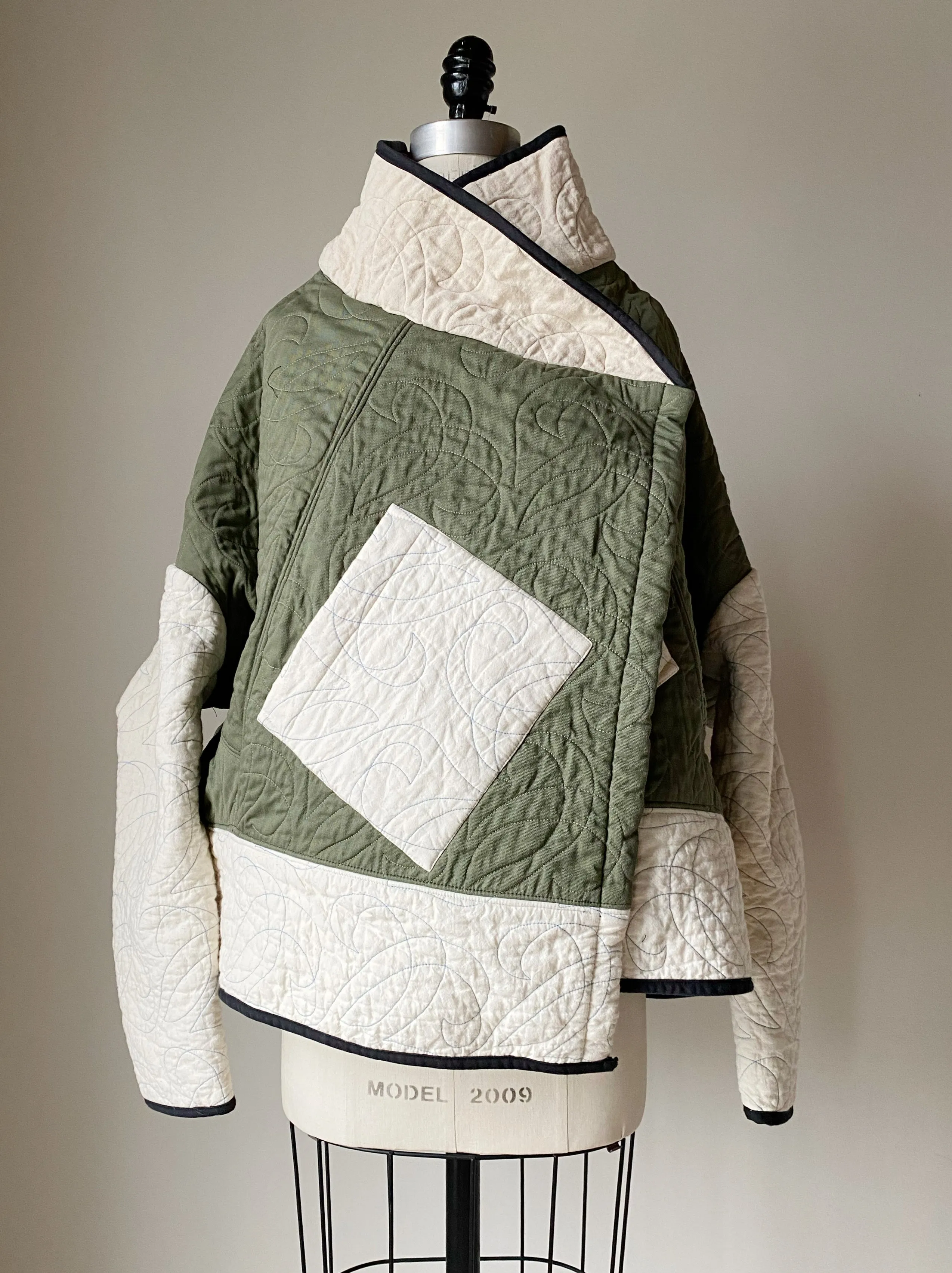 minimalist vs. maximalist quilted cocoon