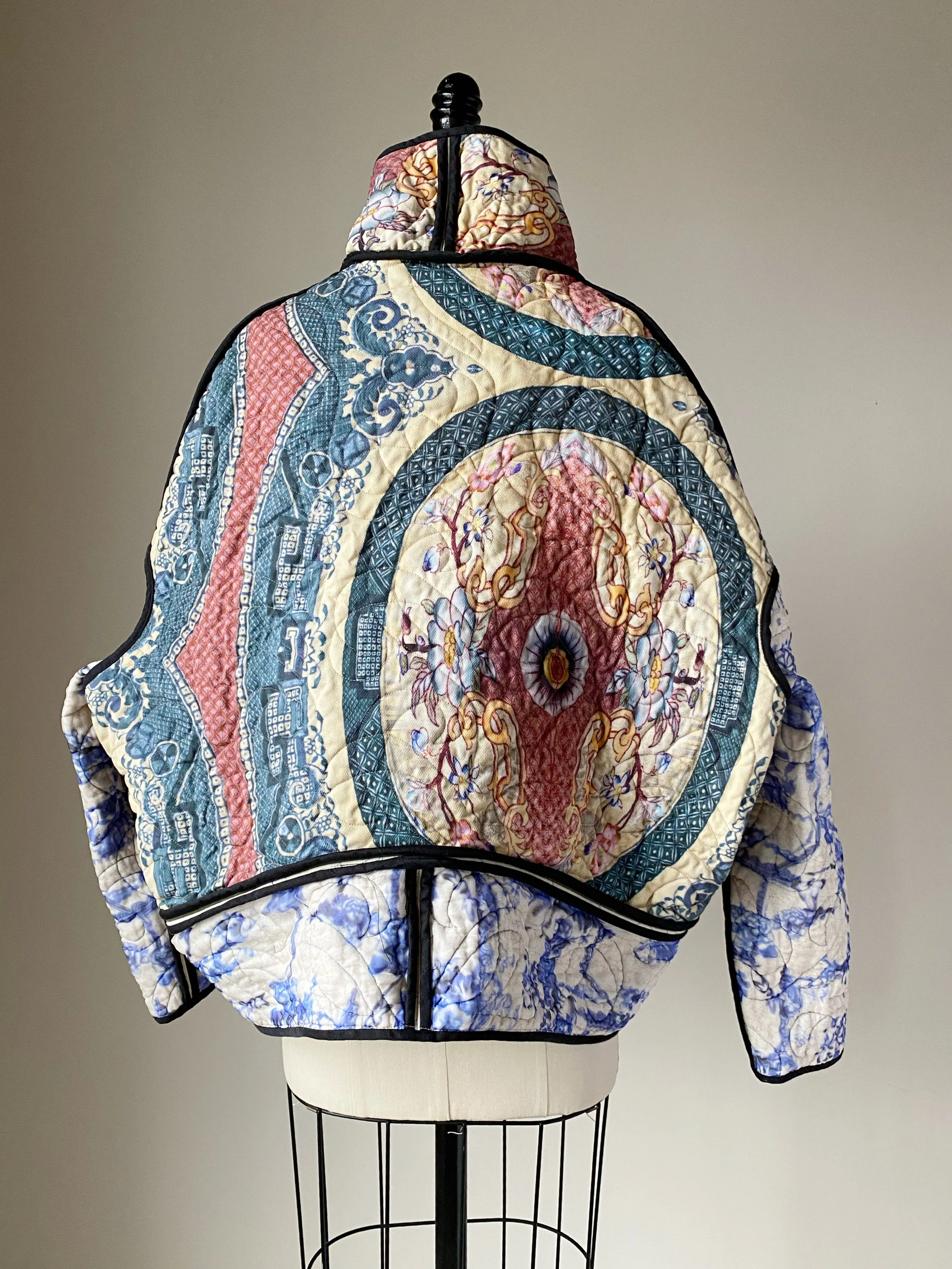 minimalist vs. maximalist quilted cocoon