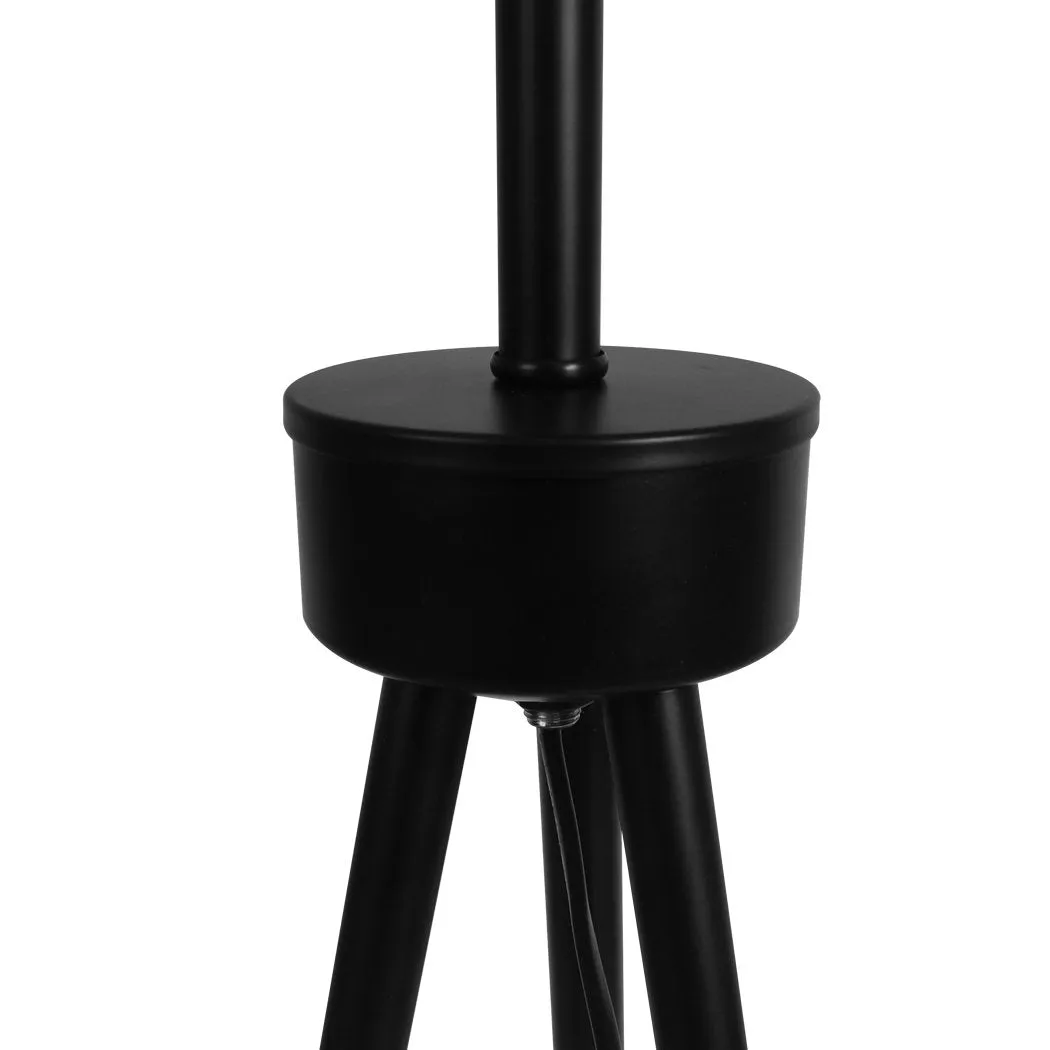 Modern LED Floor Lamp Stand Reading Light Decoration Indoor Classic Linen Fabric