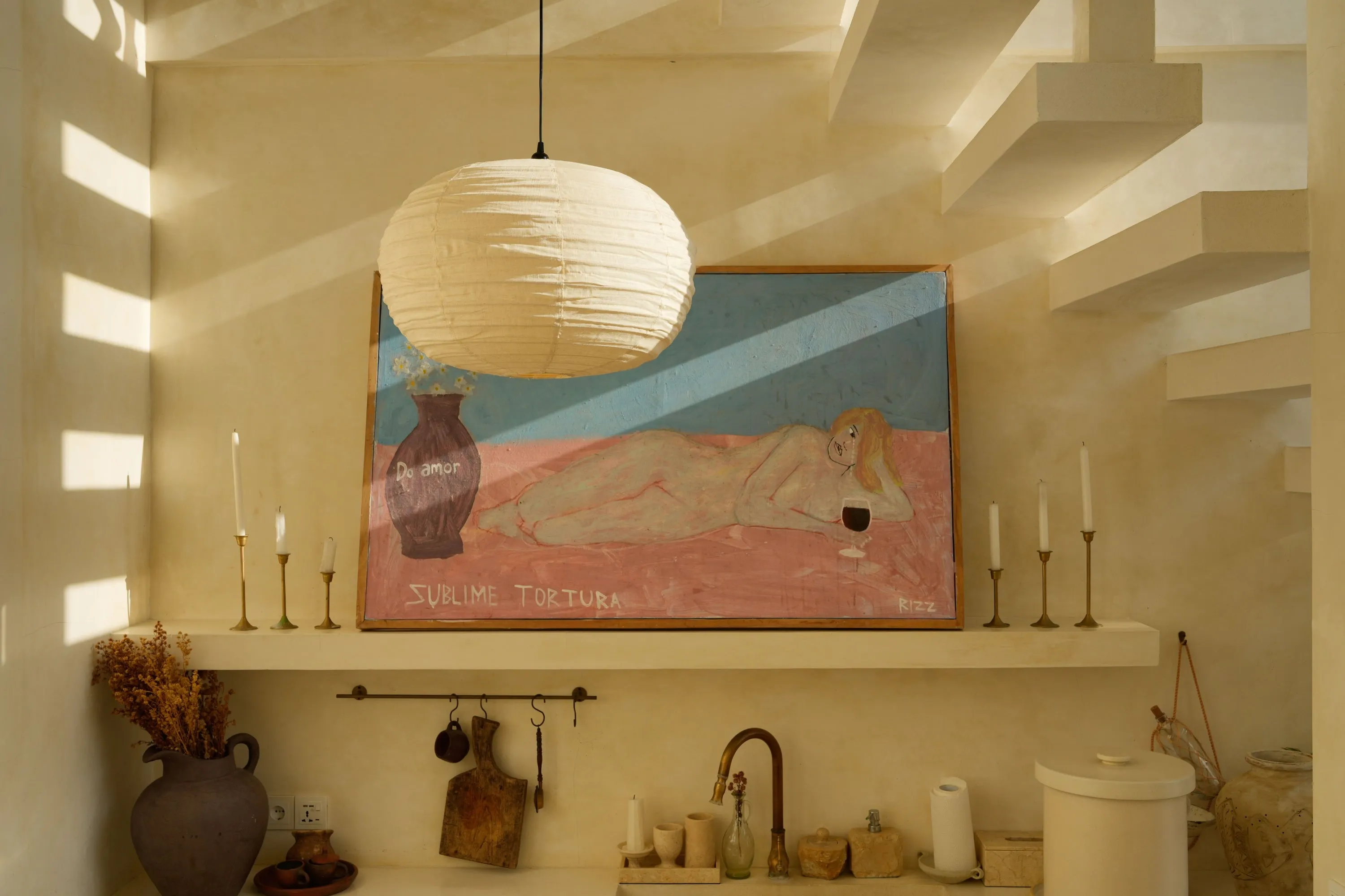 Modern Pumpkin Shape Linen Pendant Light Shade