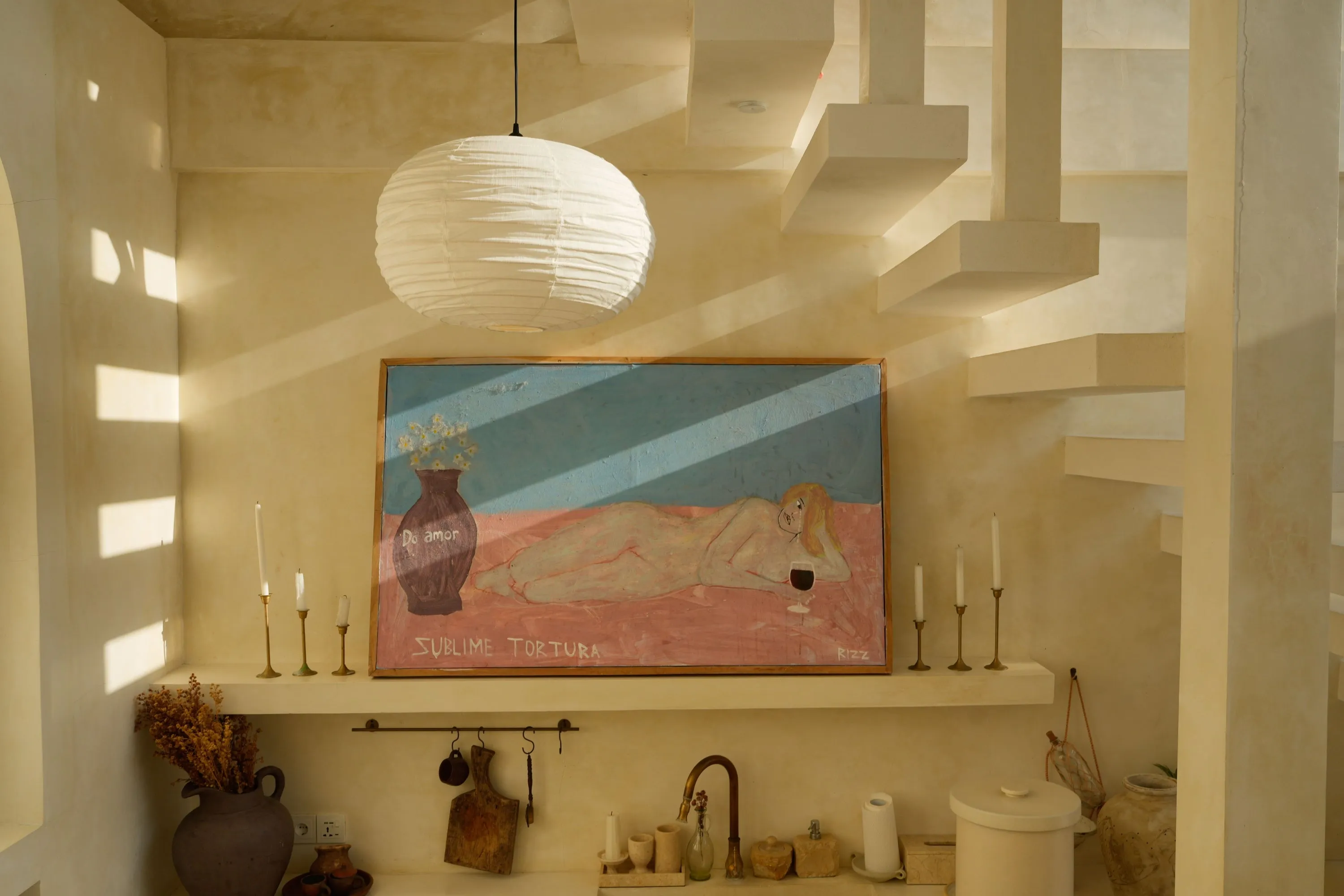 Modern Pumpkin Shape Linen Pendant Light Shade