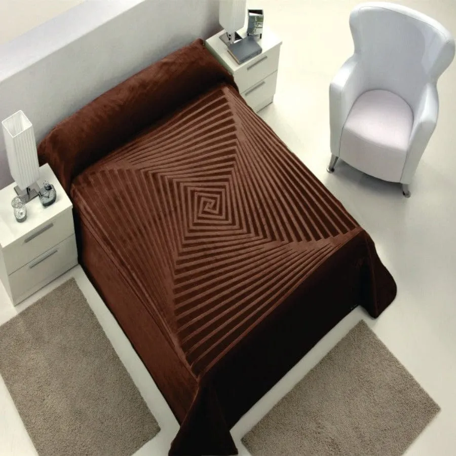 Mora ECC Blankets Casa Moderna Brown B10