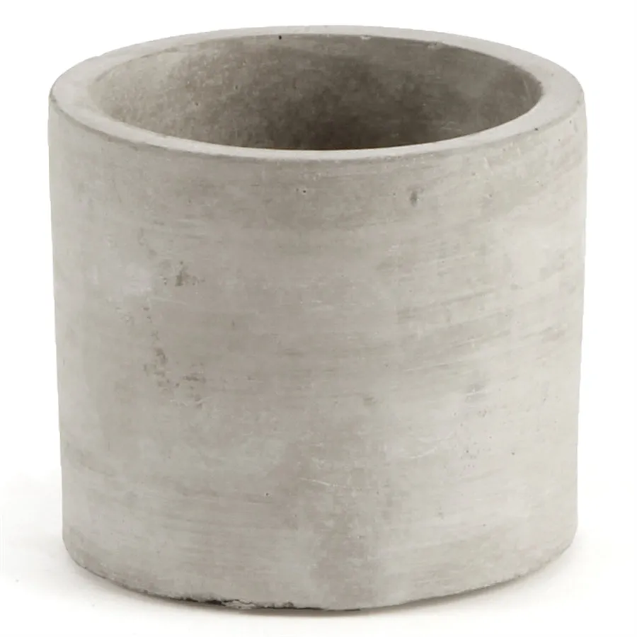 Napa Home Garden, CONCRETE PIPE 3" CACHEPOT,cd238