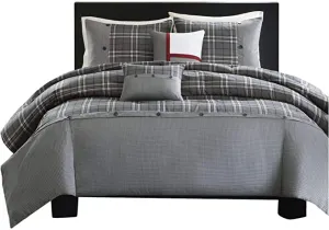 New in package! Intelligent Design Daryl Full/Queen Duvet Cover Set in Grey!