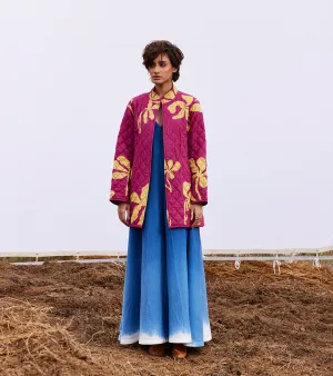 New Season Spring Summer 2025-Jacket-Cotton Mul Cerise Magenta-KW905-Fashion Edit Diana by Khara Kapas