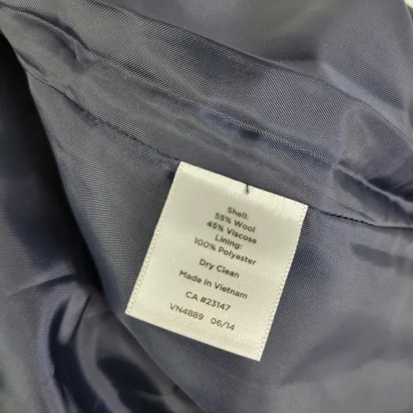 New Talbots Wool Plaid Elastic Waist A Line Mini Skirt