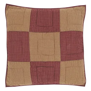 Ninepatch Star Quilted Euro Sham 26 inch