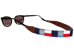 NORTH CAROLINA FLAG NEEDLEPOINT SUNGLAS STRAPS™