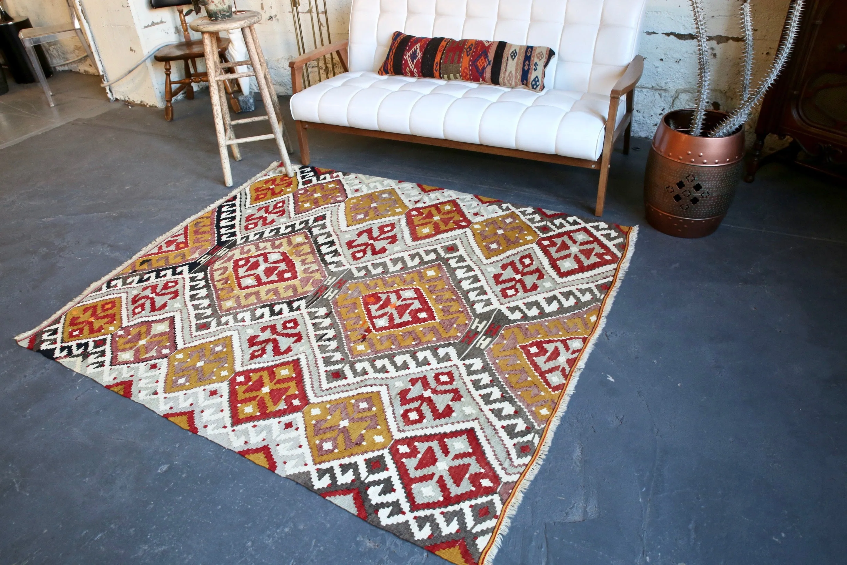 Old Kirsehir Kilim 5.3ftx6ft