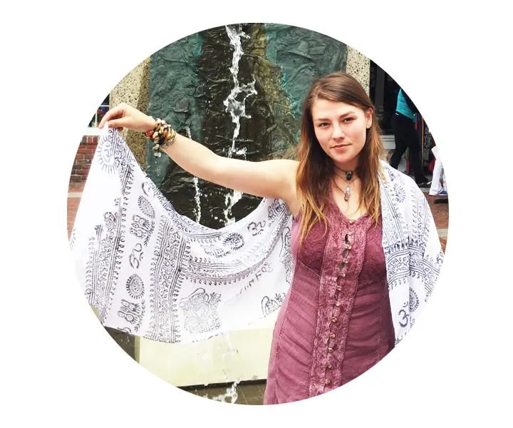 OM Meditation shawls