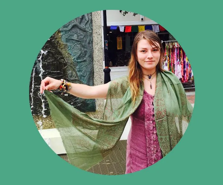 OM Meditation shawls