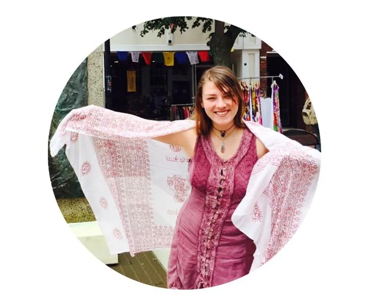 OM Meditation shawls