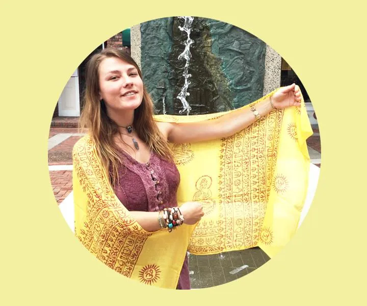 OM Meditation shawls