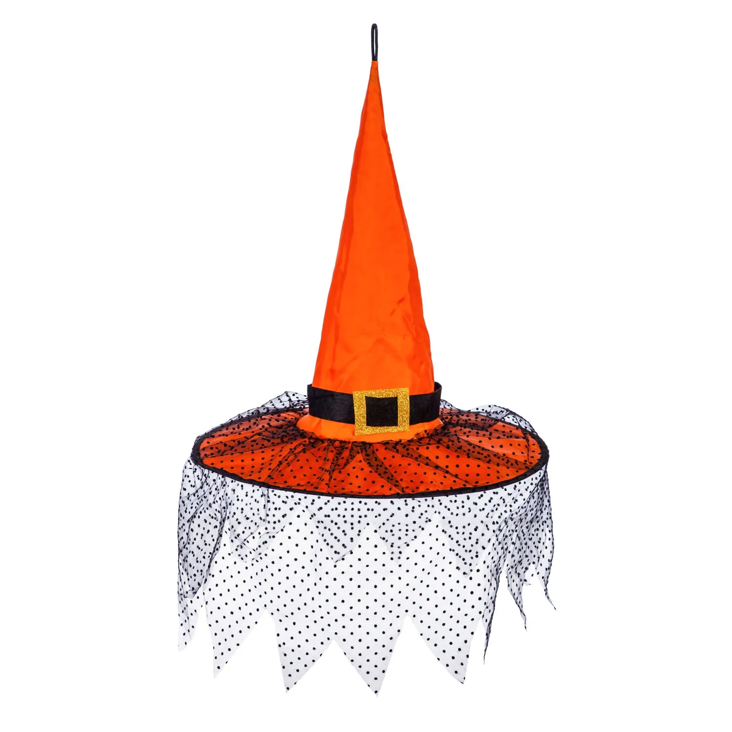 Orange Witch Hat 3D Chasing Light Hanging Décor,401114cl