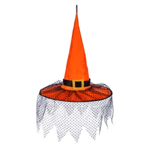 Orange Witch Hat 3D Chasing Light Hanging Décor,401114cl